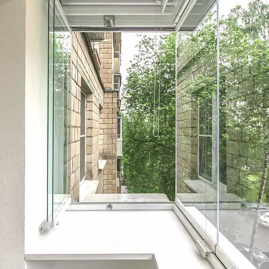 Безрамное остекление