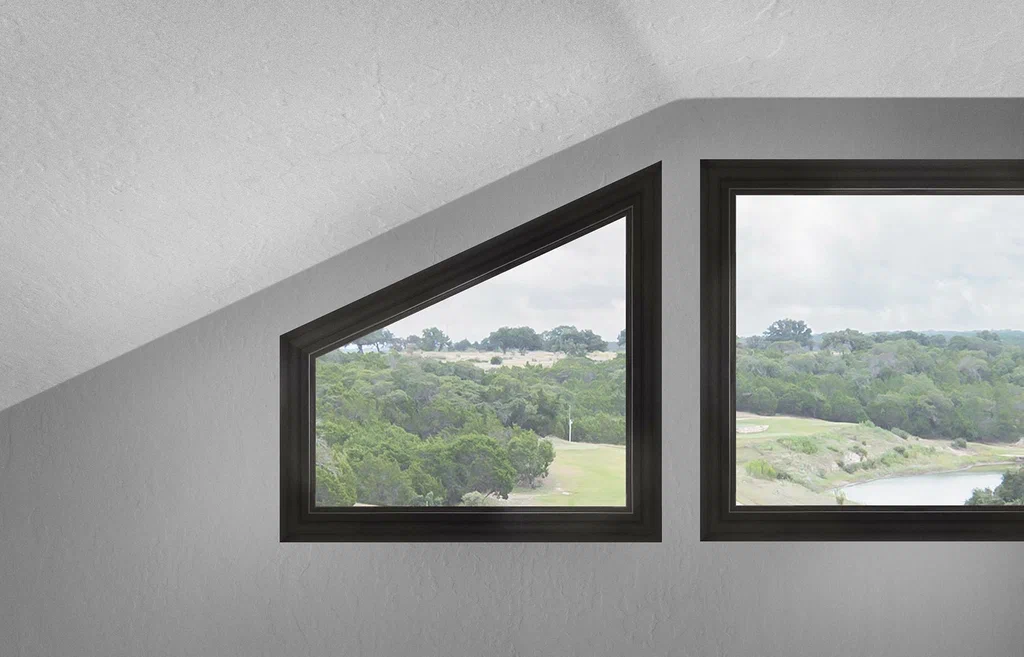 Трапециевидные окна