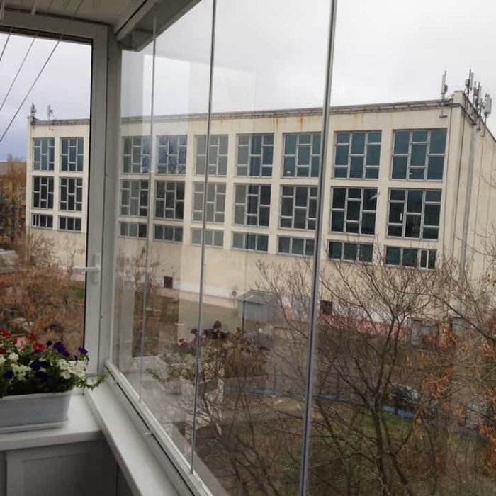 Безрамное остекление